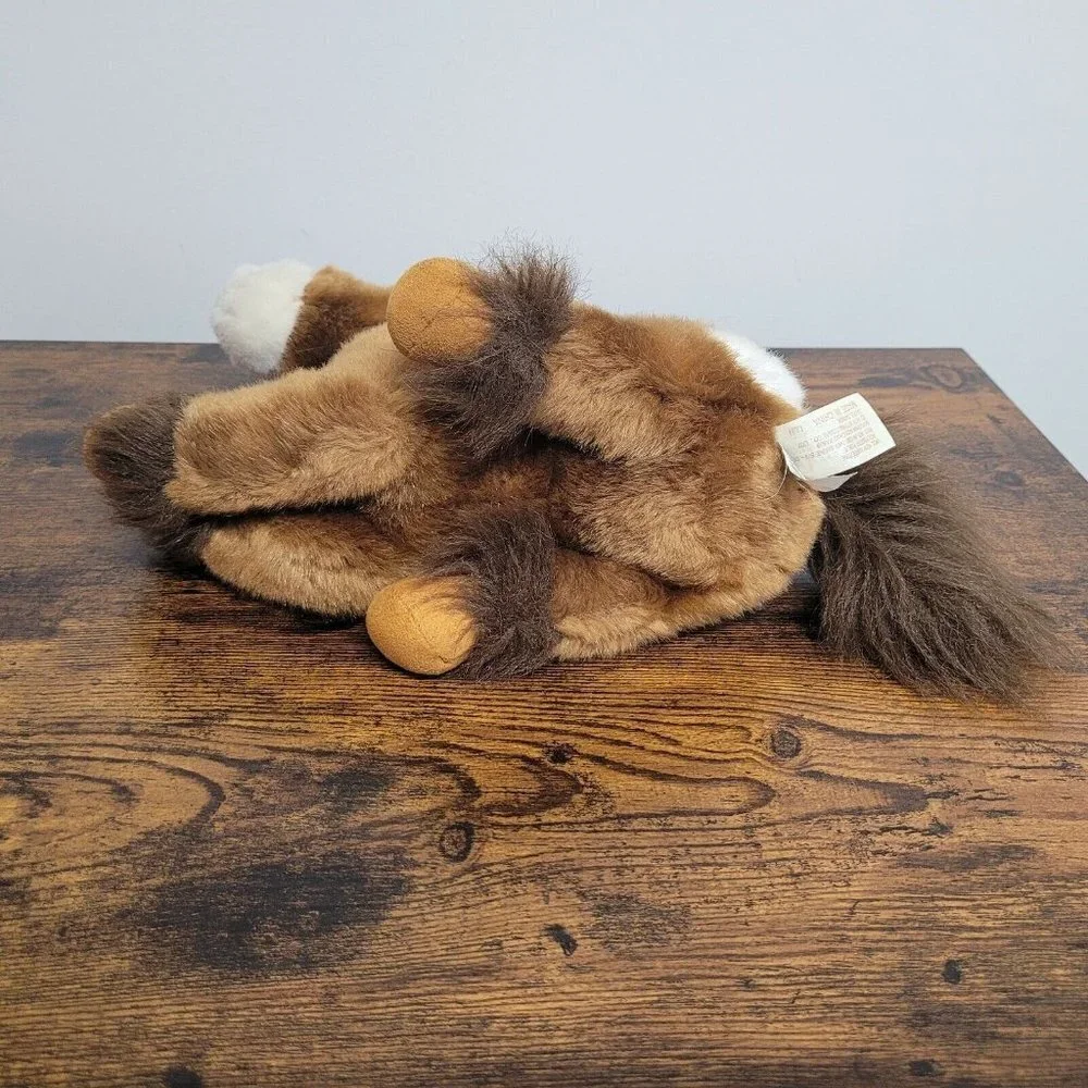 Dan Dee Collector's Choice Brown White Horse Pony Soft Plush Spotted